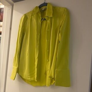 Zara satin Button-Up Blouse